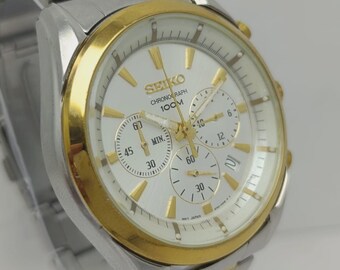 Seiko X Nonnative Solar Chronograph Mens 47mm Watch - Etsy