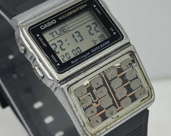 RARE COLOR Casio Quartz F-77W Digital Vintage Men's Watch 1980s