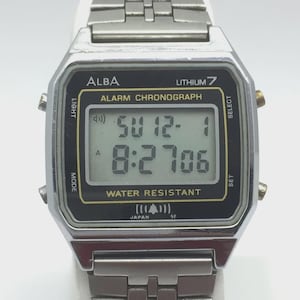 Seiko Alba Digital Watch - Etsy