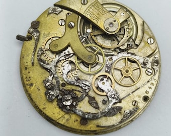 6493 Movimiento de reloj de bolsillo de cuerda manual con cronógrafo en particular para piezas
