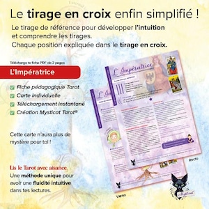 The Empress - Printable PDF Tarot Card | Major Arcana, Meaning, Celtic Cross Spread, Learn Tarot, ebook, tarot guidance, ebook