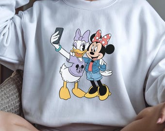 Minnie & Daisy Sweatshirt, Best Friends Disney Crewneck Pullover