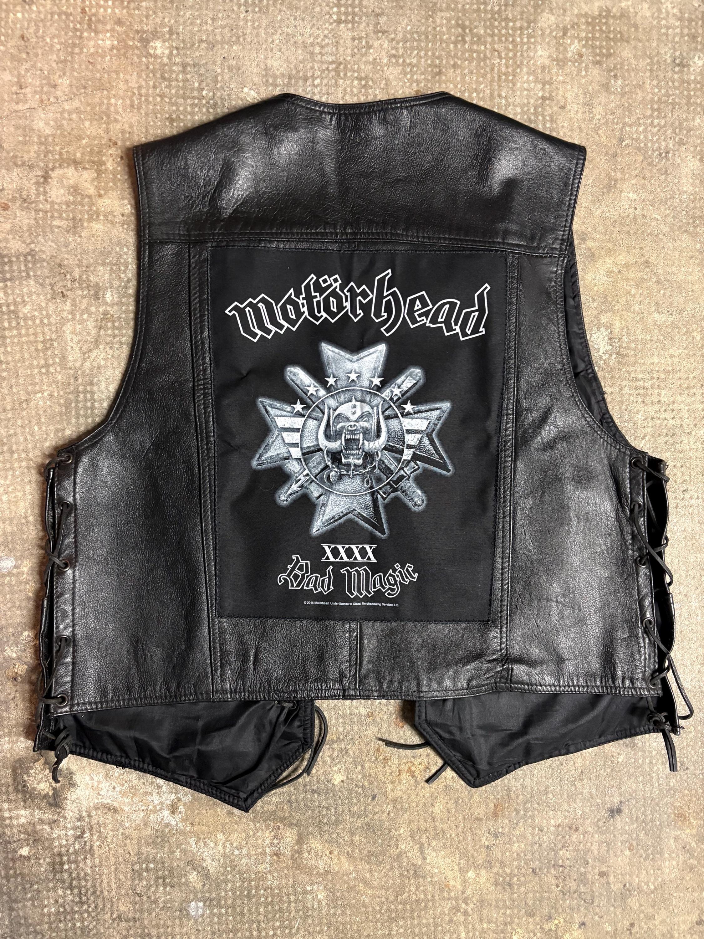 バイク Battalion REAL LEATHER VEST CRAFT MADE