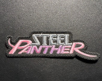 Rock Music Sew / Iron On Embroidered Patch:- Steel Panther (a) - Foto 5