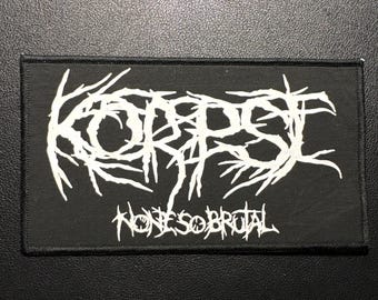 スクリーンプリントパッチKorpse - これほど残酷なものはない