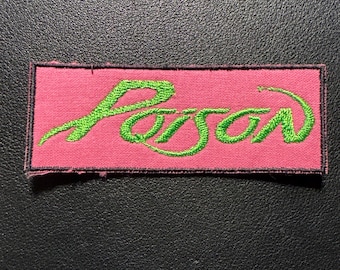 Embroidered Patch Poison