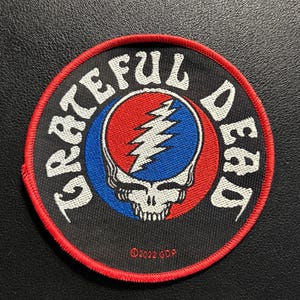 Vävd lapp Grateful Dead