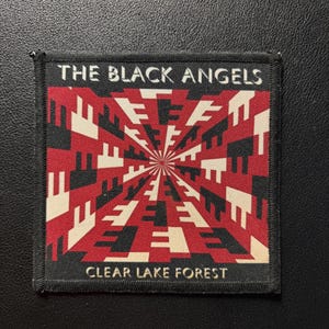 Vintage Digital print patch The Black Angels - Clear Lake Forest