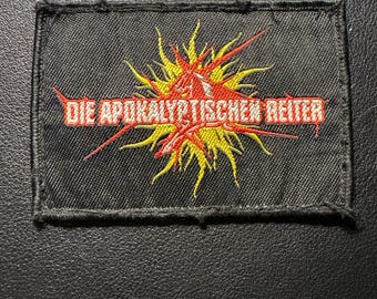 Vintage woven patch The Four Horsemen of the Apocalypse