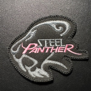Embroidered Patch Steel Panther