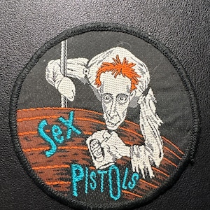 Vintage vävd lapp Sex Pistols
