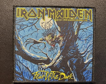 Woven patch Iron Maiden - Fear of the dark