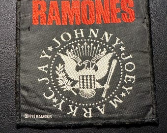 Vintage woven Ramones patch