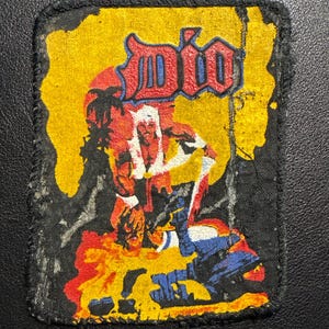 Patch vintage serigrafado Dio