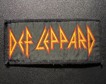 Vintage woven patch Def Leppard