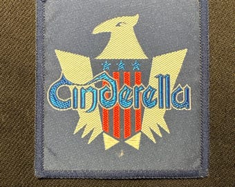 Vintage woven patch Cinderella
