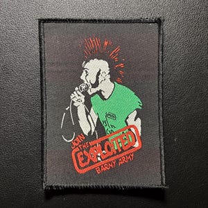 Vintage woven patch The Exploited - Join the Barmy Army