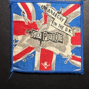 Vintage woven patch Sex Pistols - Anarchy in the U.K.