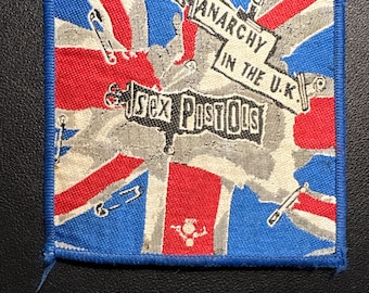Vintage woven patch Sex Pistols - Anarchy in the U.K.