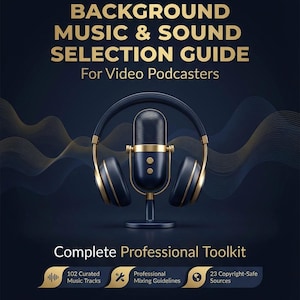De selectiegids voor achtergrondmuziek en geluid | Complete professionele toolkit voor videopodcasters