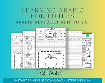Arabic Alphabet Activity Book For Littles Learning The Basics