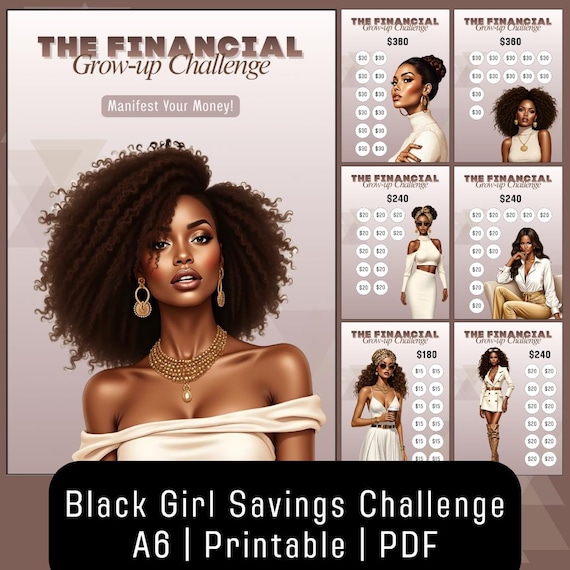 A6 Saving Challenges, Cash Stuffing, Sinking Funds, Sparchallenge, Binder (Digital Download)