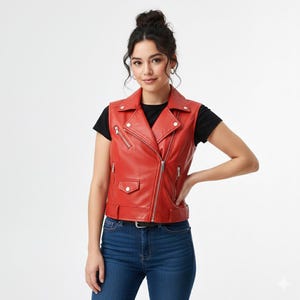 Resident Evil Claire Redfield Vest | Made in Heaven Gaming Leather Costume