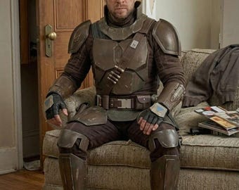Traje inspirado en The Mandalorian, Din Dijarin, cazarrecompensas, estilo Star Wars.