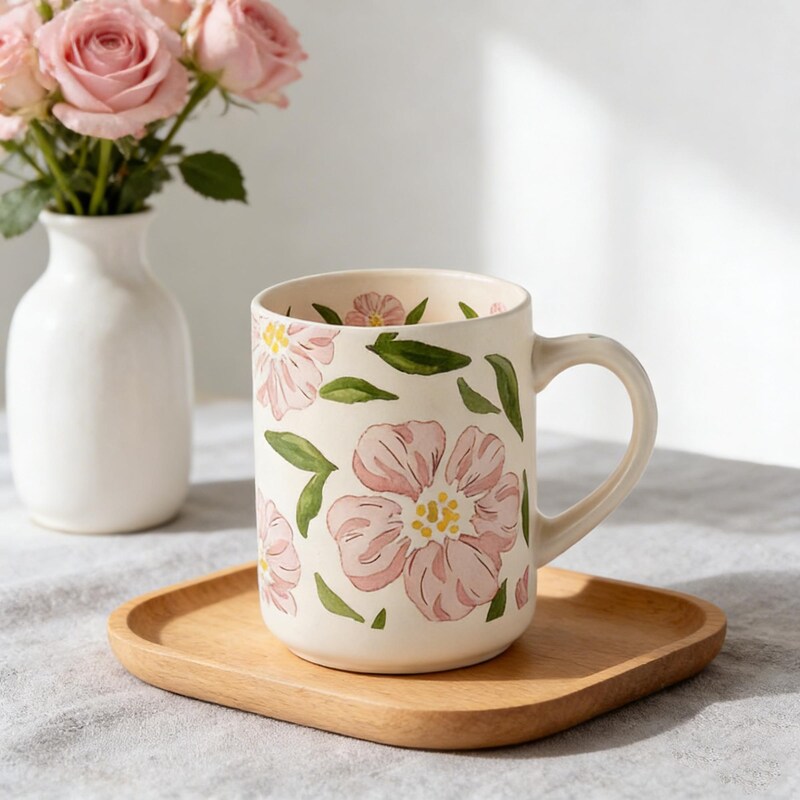 Mug Rim Design Wavy Rim Mugs - Etsy