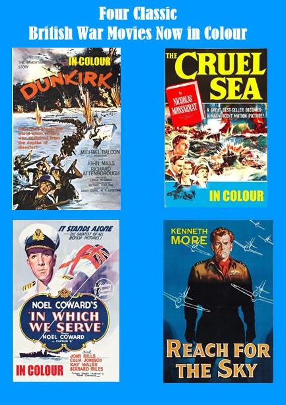 Four Classic British War Movies Now in Colour