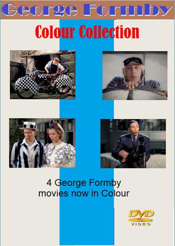 George Formby Colour Collection 4 DVD set
