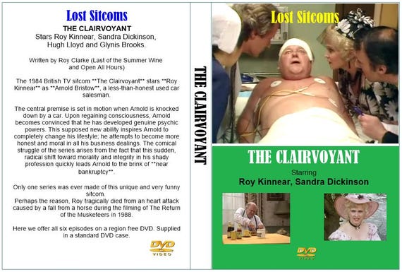Lost Sitcoms'. The Clairvoyant, Roy Kinnear all six Episodes on DVD