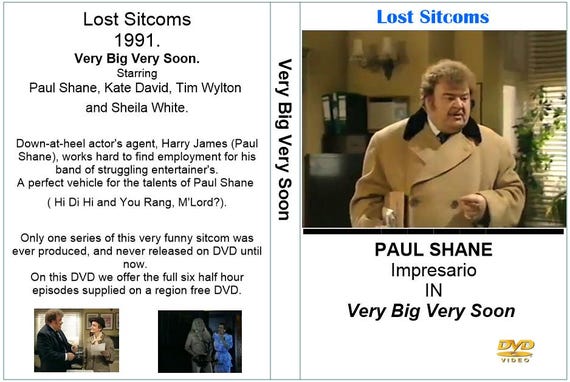 Lost Sitcoms. Very Big Very Soon. Stars Paul Shane on DVD