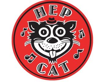 Hep Cat Sticker