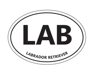 LAB sticker.