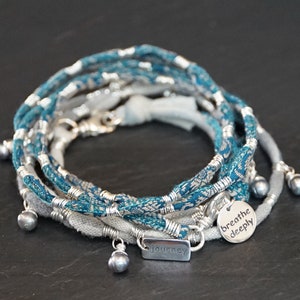 Breathe Warrior Wrap Bracelet Necklace/ more than us/ more than skin deep/ pay it forward jewelry/ empathic warrior/ GIVINGTHROUGHJEWELRY