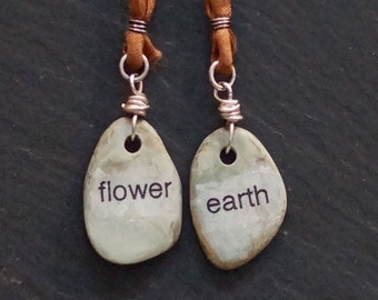 Seeds Haiku Zen Warrior Wrap Earrings/ more than skin deep/ pay it forward jewelry/ warrior jewelry/ empathic warrior/ GIVINGTHROUGHJEWELRY