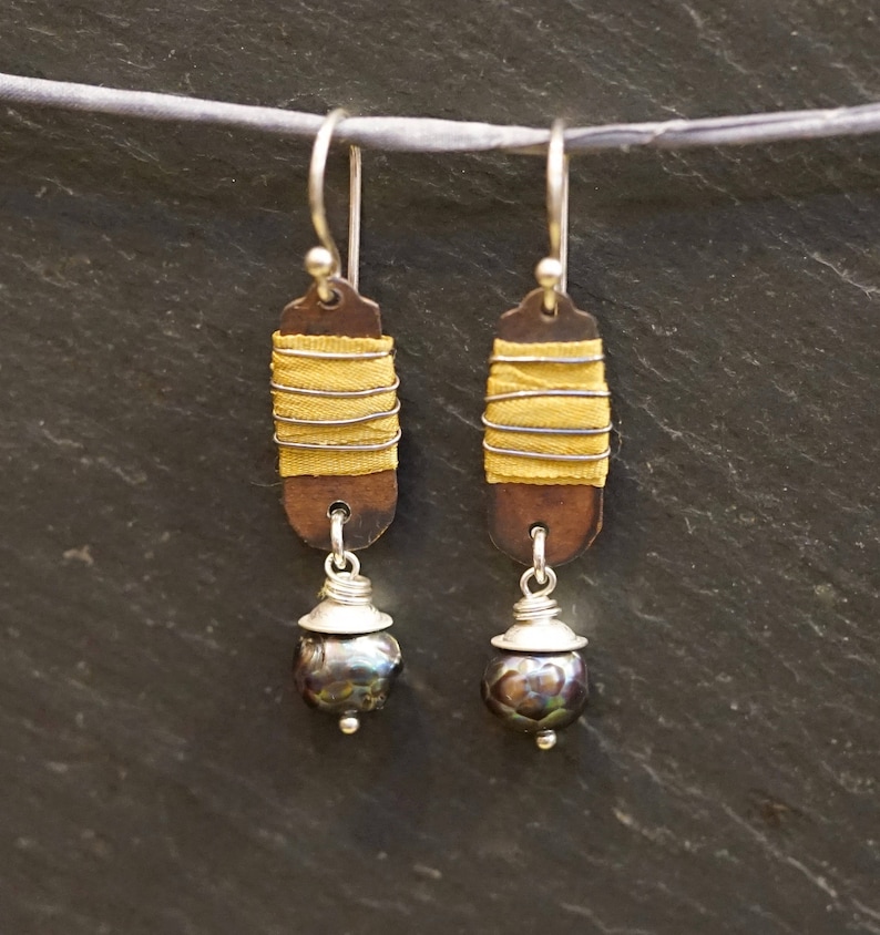 Tumeric Samurai Warrior Earrings/ more than skin deep ...