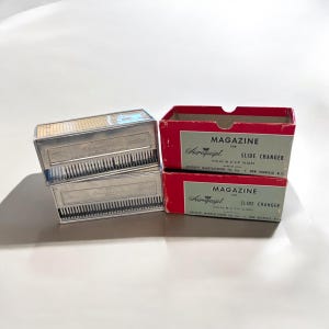 Vintage Pair of Slide Magazines - Slide Holders - Slide Projector