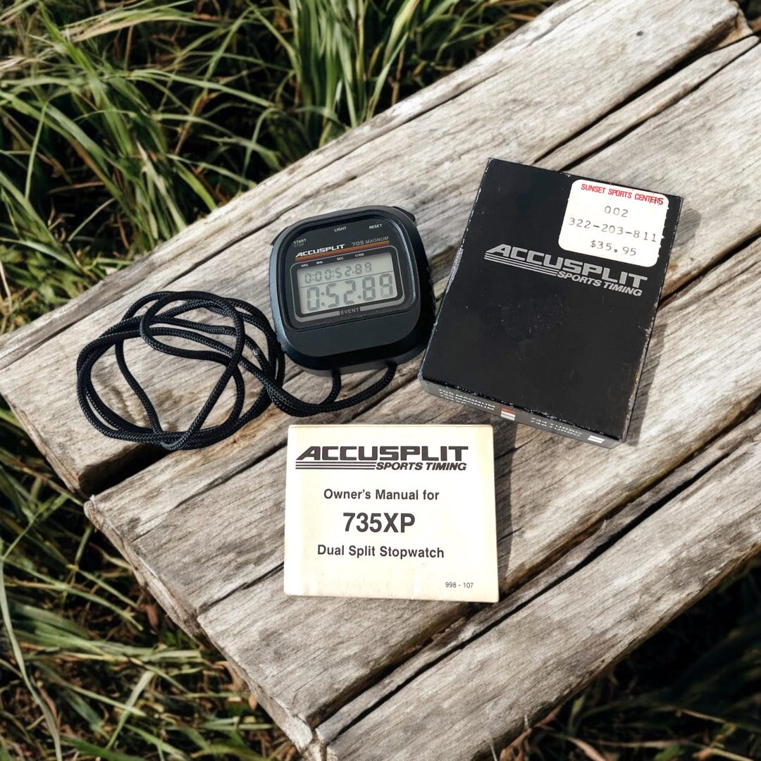 Vintage Sports Timer - Stopwatch - Dual Split Stopwatch - Etsy