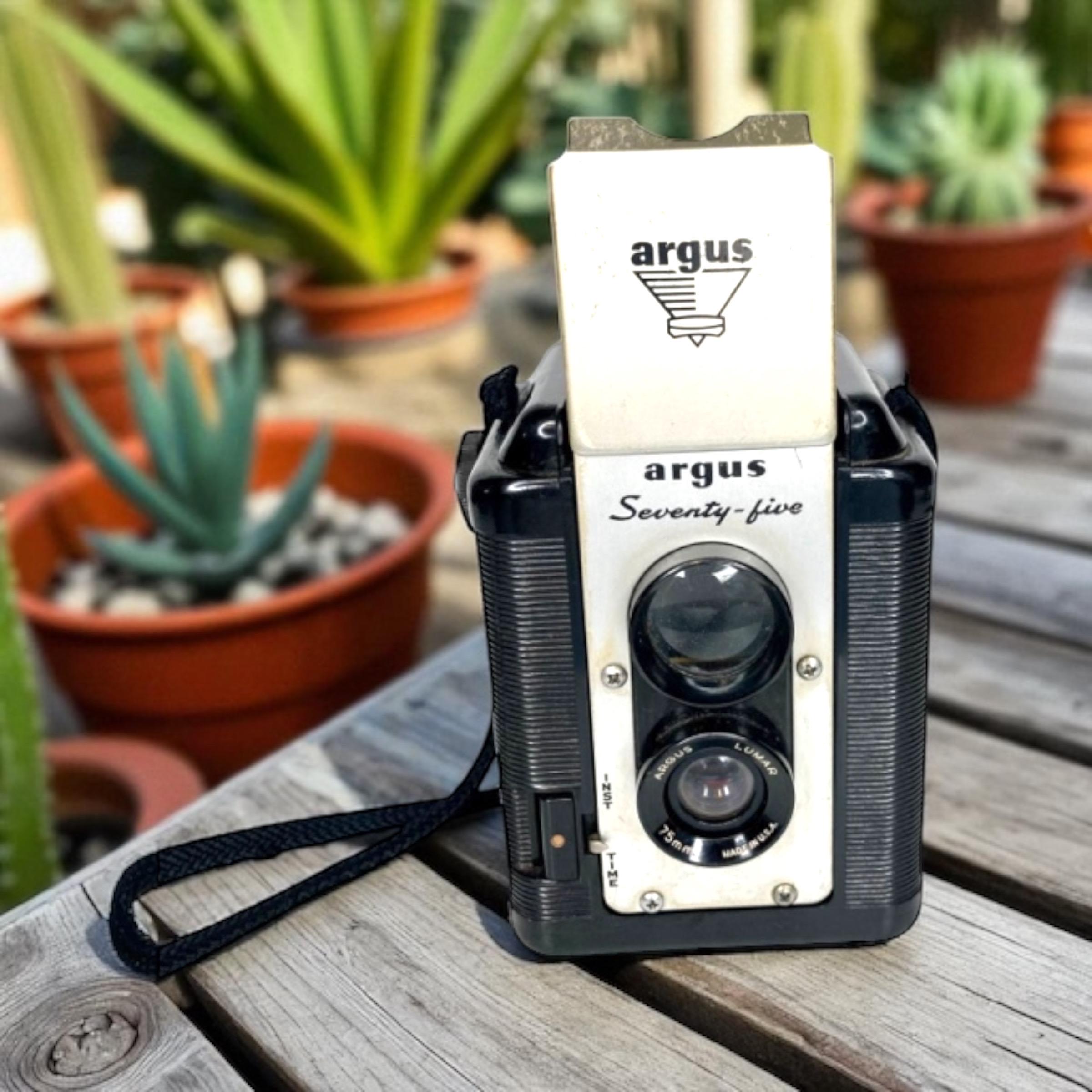 Vintage Film Twin Lens Camera Amazing Vintage Argus Seventy-Five TLR  Camera Film Photography