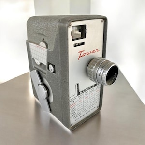 Vintage film movie camera - vintage Tower T-92 8mm film movie camera
