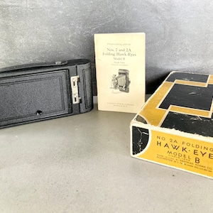 Vintage Folding Film Camera -Kodak Hawkeye - New Old Stock - Like New