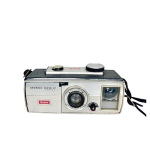 Vintage Film Camera - Brownie Super 27 Camera with built in flash unit