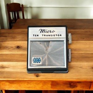 Micro Transistor Radio - Vintage Ross RE-210 Transistor Radio