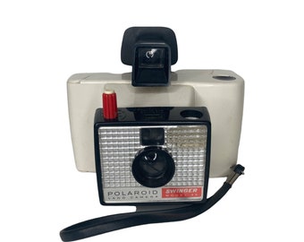 Vintage Polaroid Camera - Rare Vintage Polaroid Swinger Camera