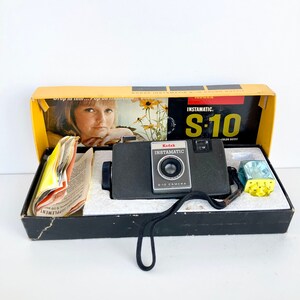 Vintage Film Camera - Cool Vintage Kodak Instamatic  S-10 Outfit - We specialize in Vintage Cameras- Take a Look