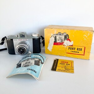 Vintage film camera. Kodak Pony Model 828 Film Camera -Check out all of our vintage cameras