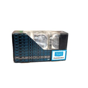 Vintage Flash Cubes - Unused Package of Sears Brand Flash cubes - 12 Flashes