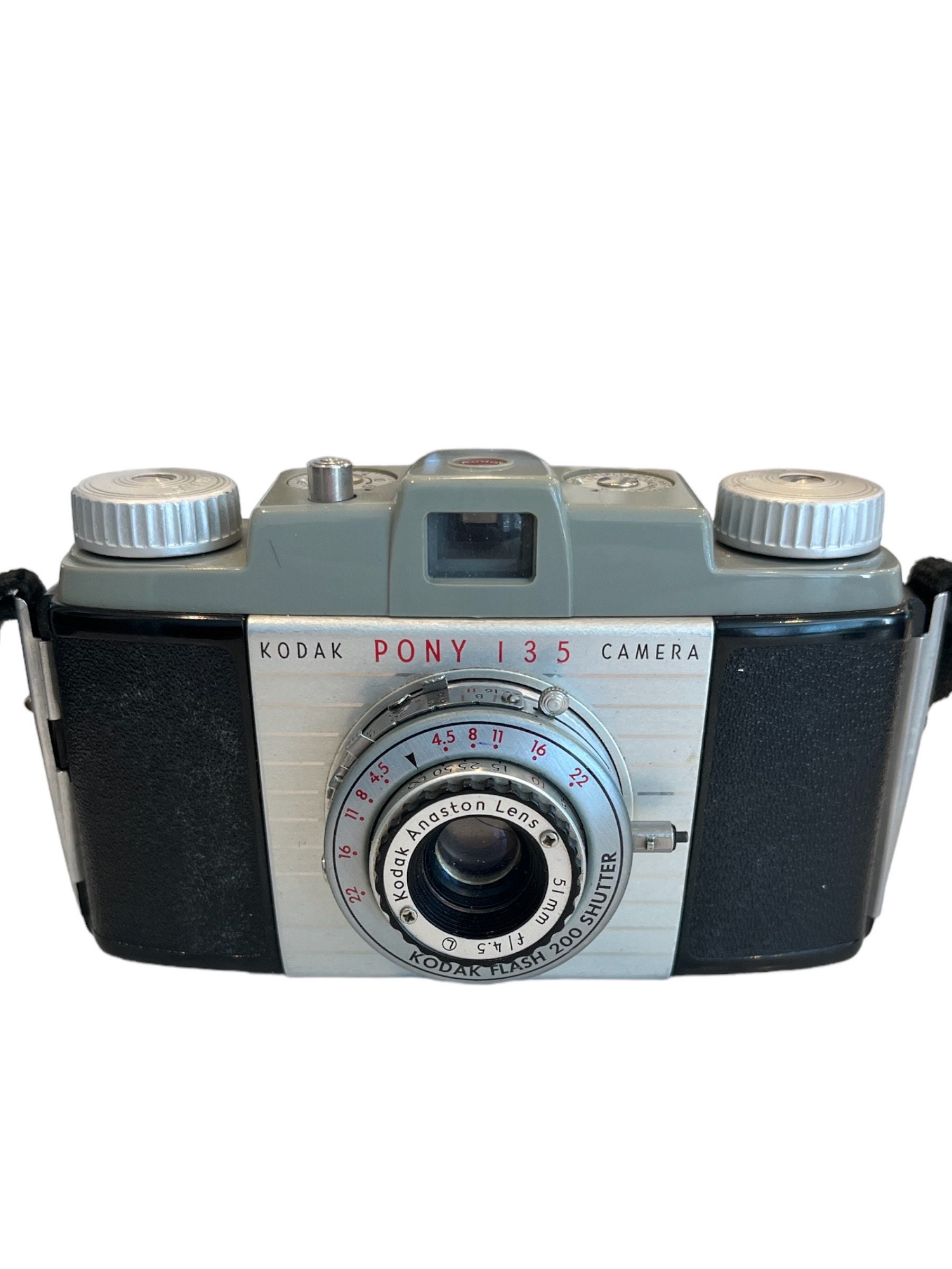 【希少】’50sビンテージ KODAK PONY135 Model B 完動美品 Vintage 1950 Kodak Pony 135 B Camera With Strap & Leather